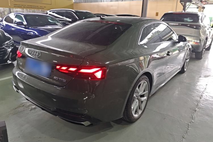 Used Audi A5 2024 Coupe 40 TFSI Fashion Dynamic Model Rear Right 45 Deg
