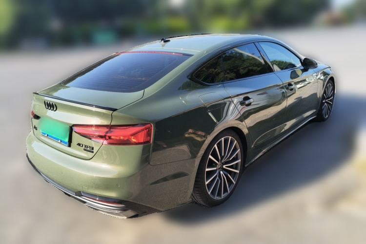 Used Audi A5 2024 Sportback 40 TFSI quattro Luxury Dynamic Model Rear Right 45 Deg