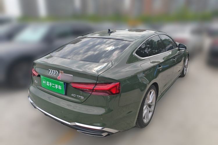Used Audi A5 2024 Sportback 40 TFSI Fashionable and Dynamic Model Rear Right 45 Deg