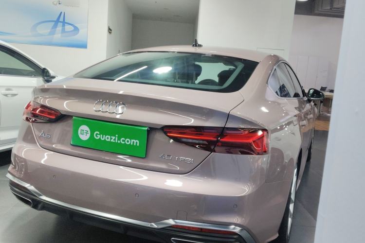 Used Audi A5 2024 Sportback 40 TFSI Fashionable and Dynamic Model Rear Right 45 Deg