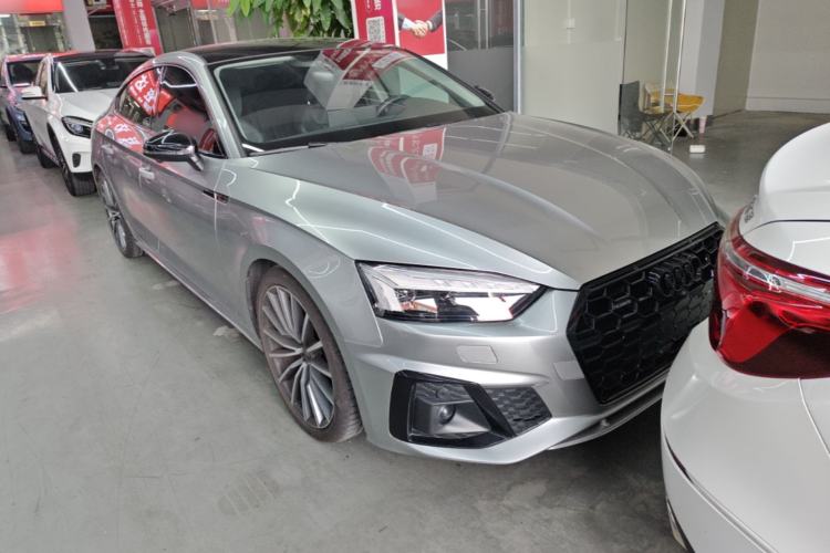 Used Audi A5 2024 Sportback 40 TFSI quattro Luxury Dynamic Model Front Right 45 Deg