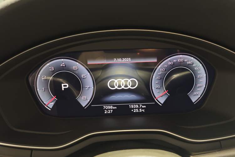 Used Audi A5 2024 Sportback 40 TFSI Fashionable and Dynamic Model Odometer Close Up