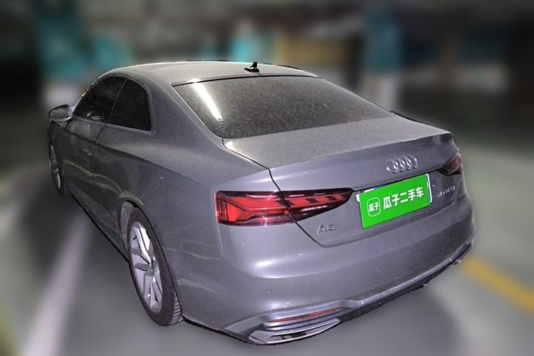 Used Audi A5 2024 Coupe 40 TFSI Fashion Dynamic Model Rear Left 45 Deg