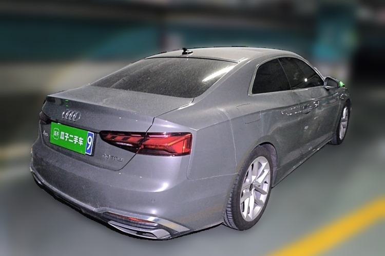 Used Audi A5 2024 Coupe 40 TFSI Fashion Dynamic Model Rear Right 45 Deg