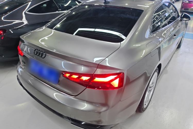 Used Audi A5 2024 Coupe 40 TFSI Fashion Dynamic Model Rear Right 45 Deg