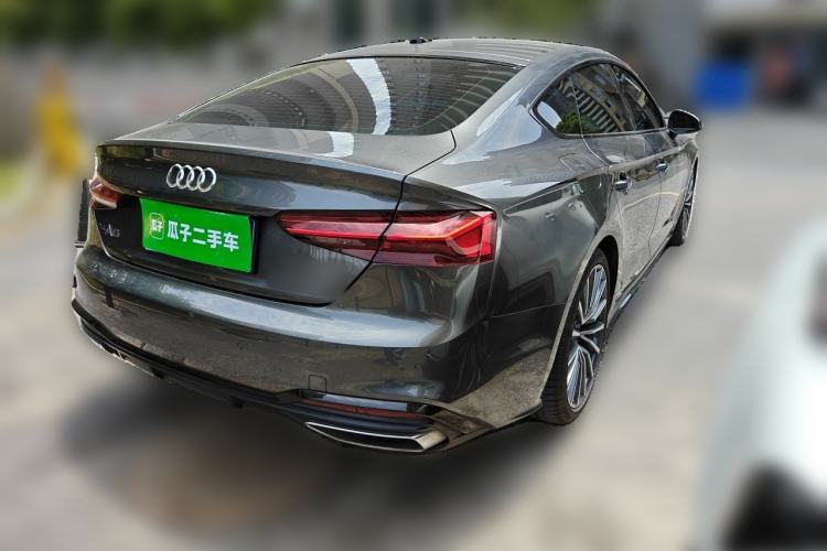 Used Audi A5 2024 Sportback 40 TFSI quattro Luxury Dynamic Model Rear Right 45 Deg