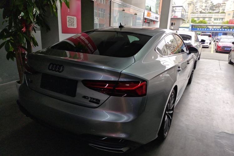 Used Audi A5 2024 Sportback 40 TFSI quattro Luxury Dynamic Model Rear Right 45 Deg