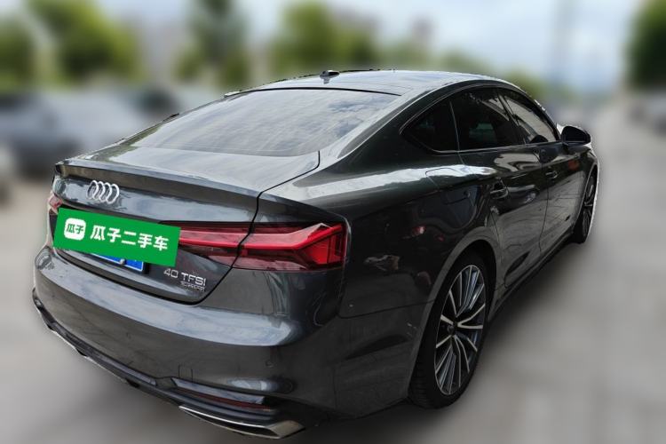 Used Audi A5 2024 Sportback 40 TFSI quattro Luxury Dynamic Model Rear Right 45 Deg
