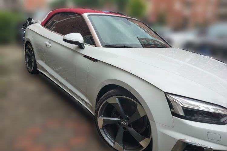 Used Audi A5 2024 Cabriolet 40 TFSI Fashionable and Dynamic Model Front Right 45 Deg