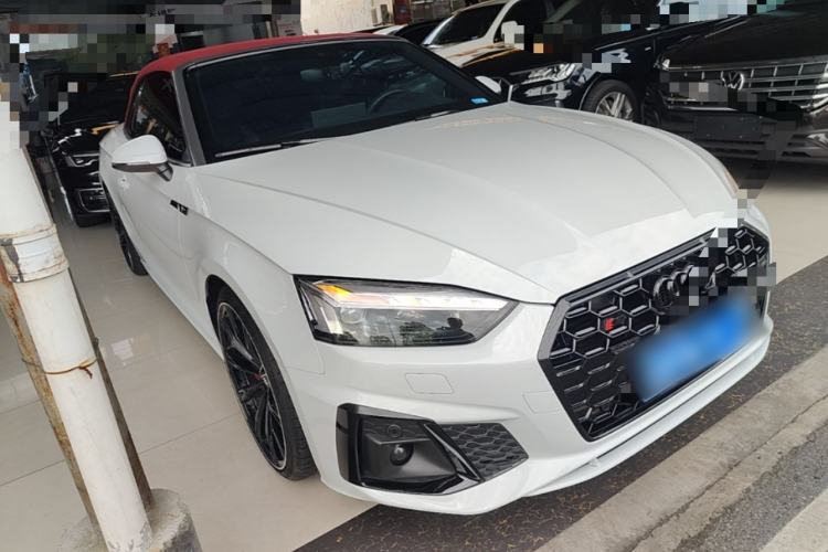 Used Audi A5 2024 Cabriolet 40 TFSI Fashionable and Dynamic Model Front Right 45 Deg