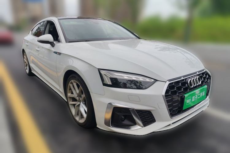 Used Audi A5 2024 Sportback 40 TFSI Fashionable and Dynamic Model Front Right 45 Deg