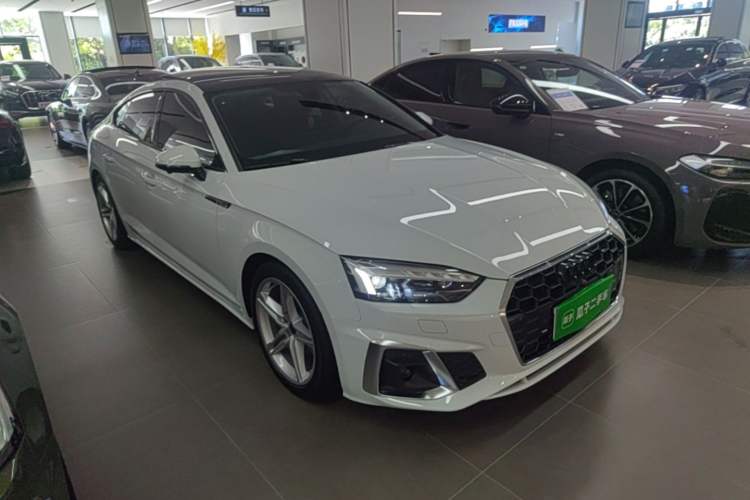 Used Audi A5 2024 Sportback 40 TFSI Fashionable and Dynamic Model Front Right 45 Deg