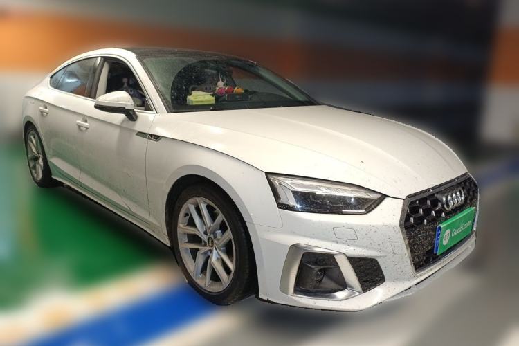 Used Audi A5 2024 Sportback 40 TFSI Fashionable and Dynamic Model Front Right 45 Deg