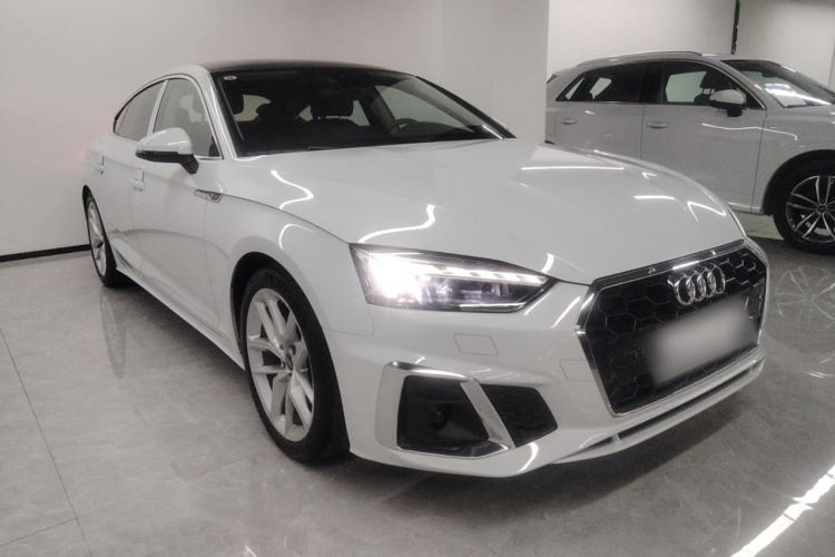Used Audi A5 2024 Sportback 40 TFSI Fashionable and Dynamic Model Front Right 45 Deg