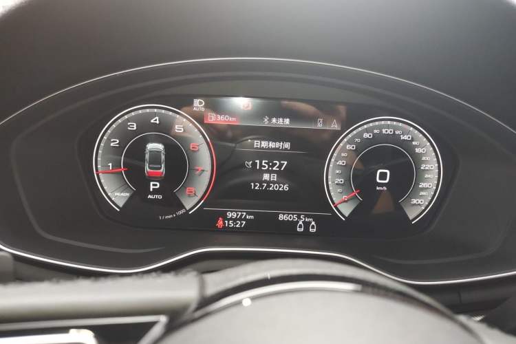 Used Audi A5 2024 Cabriolet 40 TFSI Fashionable and Dynamic Model Instrument Cluster