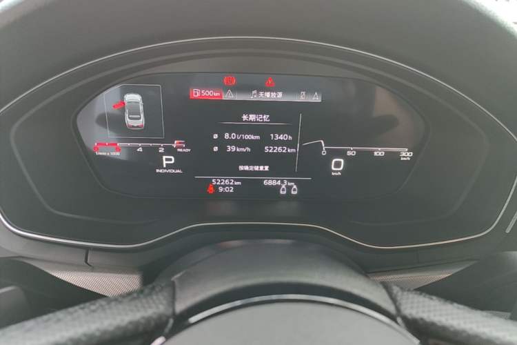Used Audi A5 2024 Cabriolet 40 TFSI Fashionable and Dynamic Model Instrument Cluster