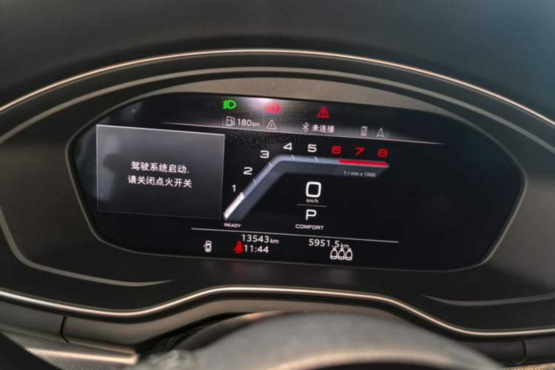 Used Audi A5 2024 Sportback 40 TFSI Fashionable and Dynamic Model Instrument Cluster