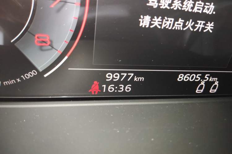 Used Audi A5 2024 Cabriolet 40 TFSI Fashionable and Dynamic Model Odometer Close Up
