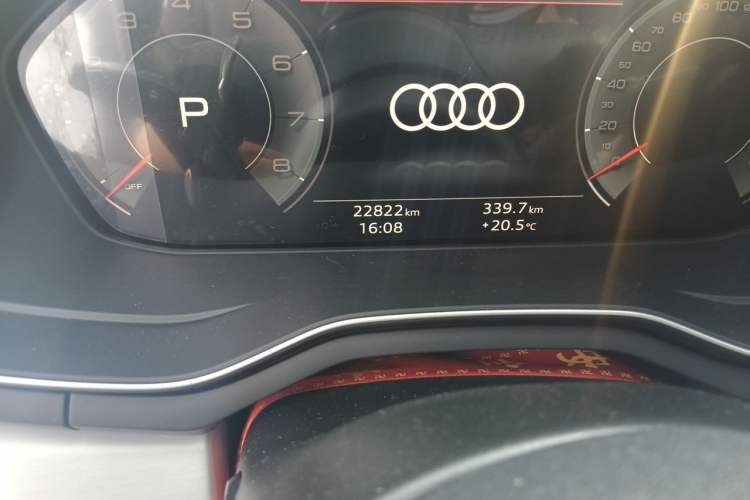 Used Audi A5 2024 Sportback 40 TFSI quattro Luxury Dynamic Model Odometer Close Up