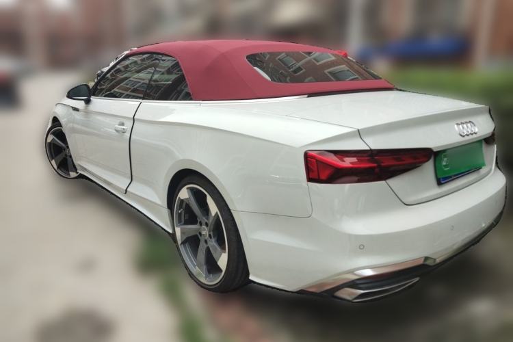 Used Audi A5 2024 Cabriolet 40 TFSI Fashionable and Dynamic Model Rear Left 45 Deg