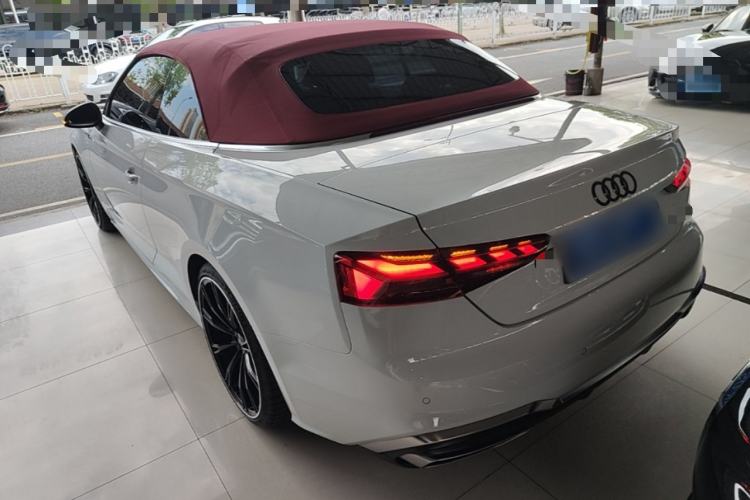 Used Audi A5 2024 Cabriolet 40 TFSI Fashionable and Dynamic Model Rear Left 45 Deg