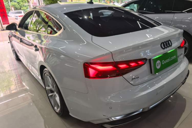 Used Audi A5 2024 Sportback 40 TFSI Fashionable and Dynamic Model Rear Left 45 Deg