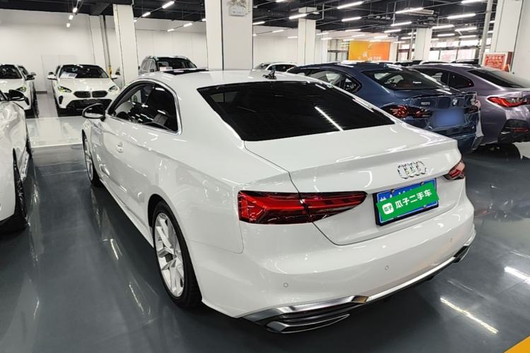 Used Audi A5 2024 Coupe 40 TFSI Fashion Dynamic Model Rear Left 45 Deg