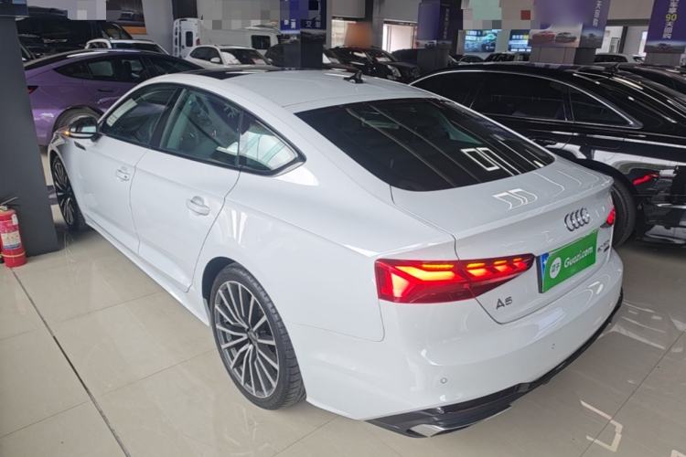 Used Audi A5 2024 Sportback 40 TFSI quattro Luxury Dynamic Model Rear Left 45 Deg