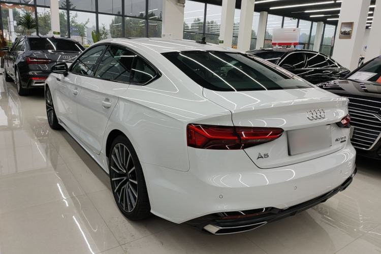 Used Audi A5 2024 Sportback 40 TFSI quattro Luxury Dynamic Model Rear Left 45 Deg