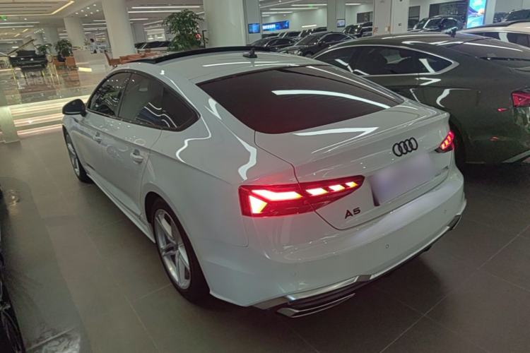 Used Audi A5 2024 Sportback 40 TFSI Fashionable and Dynamic Model Rear Left 45 Deg