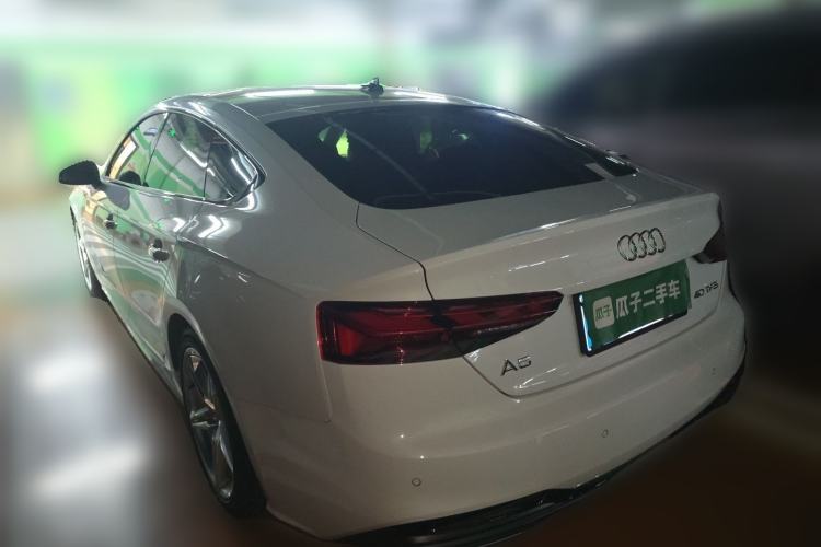 Used Audi A5 2024 Sportback 40 TFSI Fashionable and Dynamic Model Rear Left 45 Deg