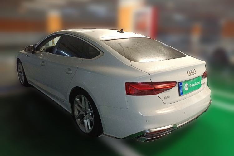 Used Audi A5 2024 Sportback 40 TFSI Fashionable and Dynamic Model Rear Left 45 Deg