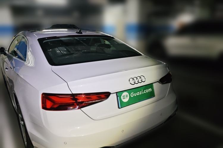 Used Audi A5 2024 Coupe 40 TFSI Fashion Dynamic Model Rear Left 45 Deg