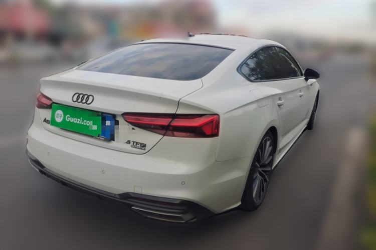 Used Audi A5 2024 Sportback 40 TFSI quattro Luxury Dynamic Model Rear Right 45 Deg