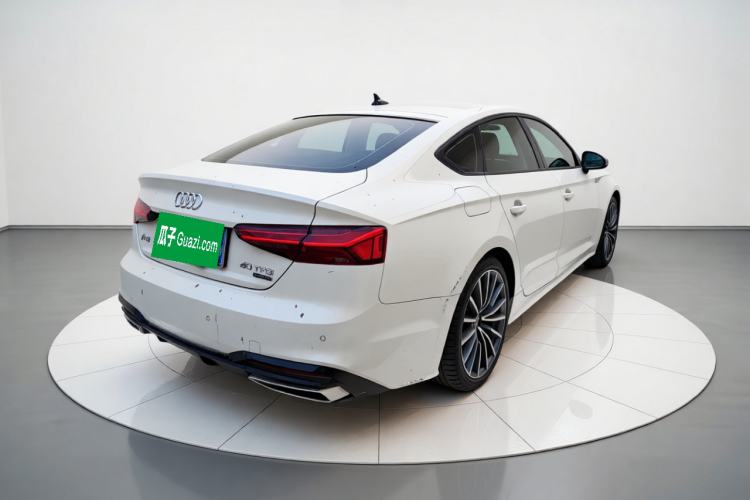 Used Audi A5 2024 Sportback 40 TFSI quattro Luxury Dynamic Model Rear Right 45 Deg