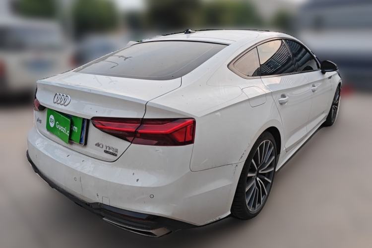 Used Audi A5 2024 Sportback 40 TFSI quattro Luxury Dynamic Model Rear Right 45 Deg
