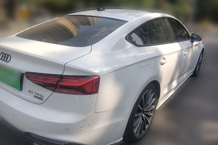 Used Audi A5 2024 Sportback 40 TFSI quattro Luxury Dynamic Model Rear Right 45 Deg
