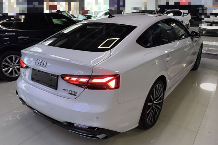 Used Audi A5 2024 Sportback 40 TFSI quattro Luxury Dynamic Model Rear Right 45 Deg