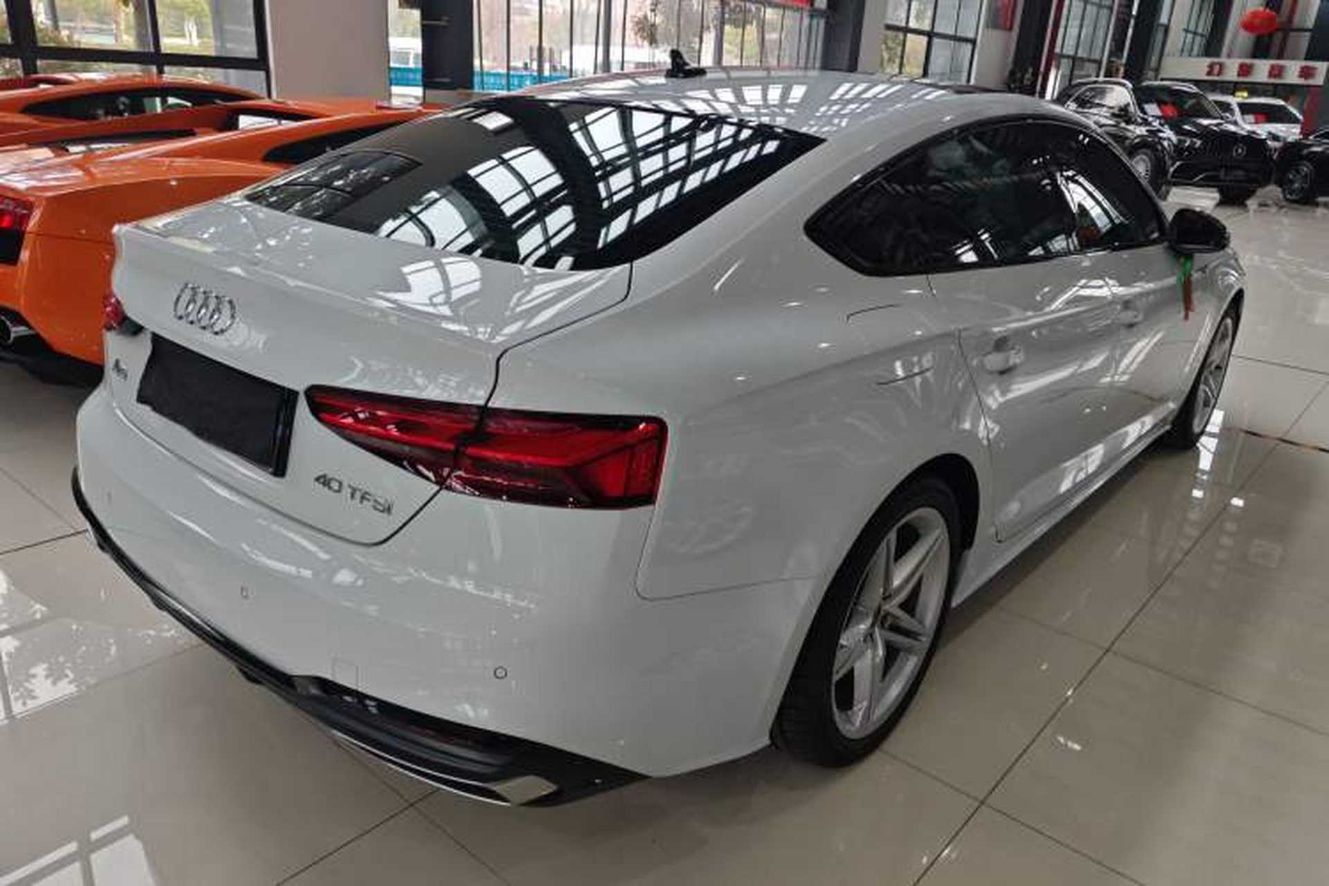 Used Audi A5 2024 Sportback 40 TFSI Fashionable and Dynamic Model Rear Right 45 Deg
