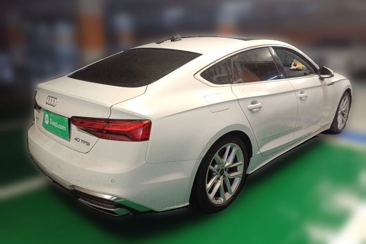 Used Audi A5 2024 Sportback 40 TFSI Fashionable and Dynamic Model Rear Right 45 Deg