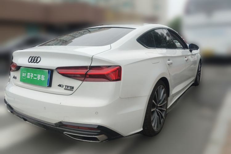 Used Audi A5 2024 Sportback 40 TFSI quattro Luxury Dynamic Model Rear Right 45 Deg