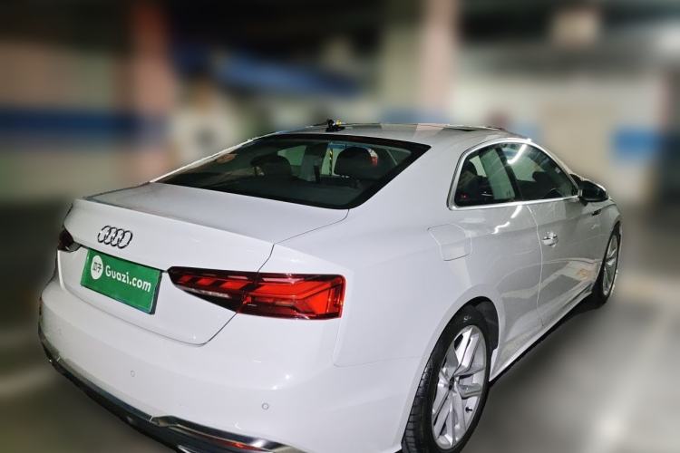 Used Audi A5 2024 Coupe 40 TFSI Fashion Dynamic Model Rear Right 45 Deg