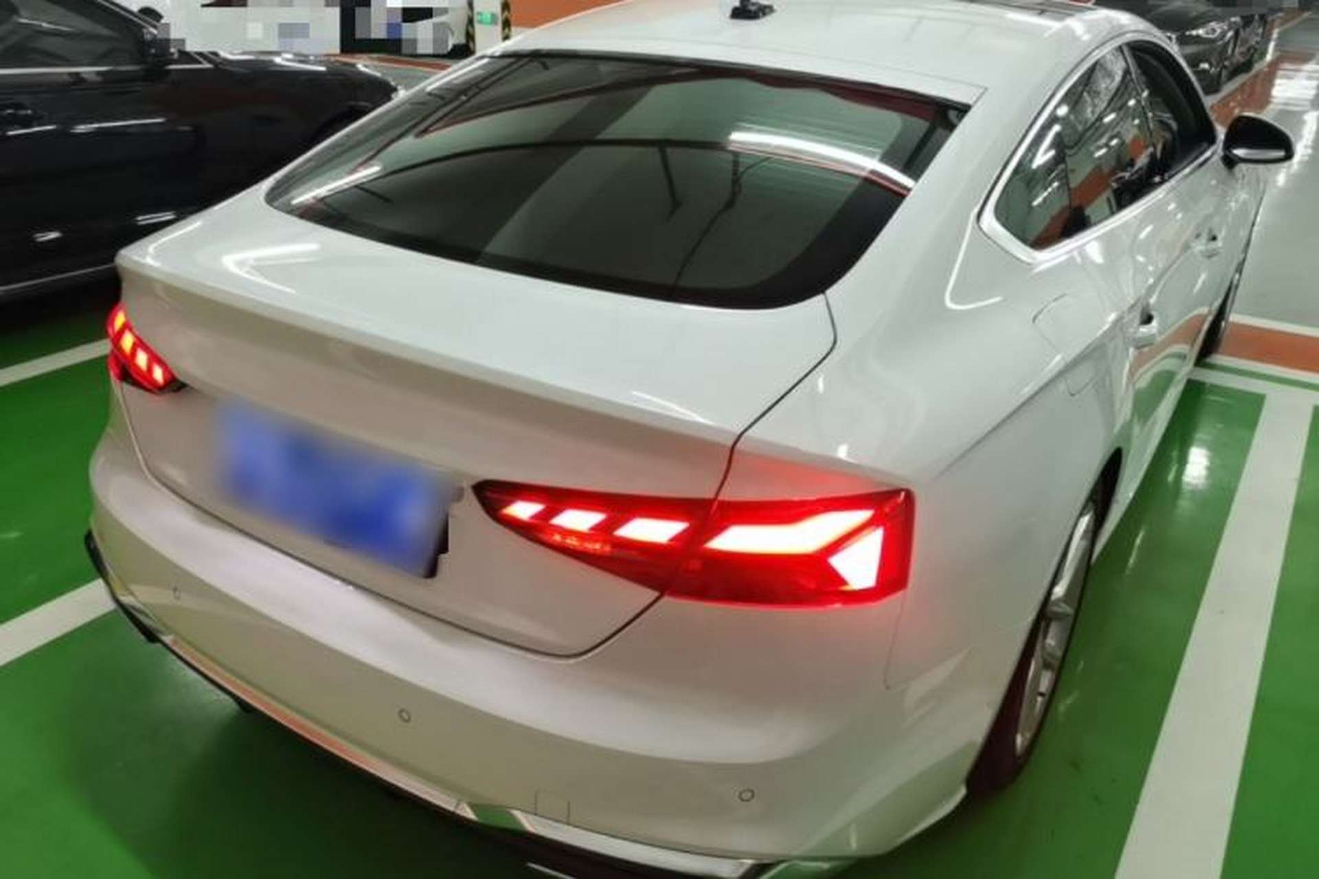 Used Audi A5 2024 Sportback 40 TFSI Fashionable and Dynamic Model Rear Right 45 Deg