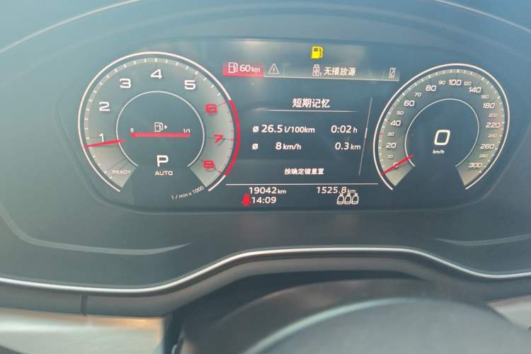 Used Audi A5 2025 Model Sportback Collector’s Edition 40 TFSI Fashionable Dynamic Edition Odometer Close Up