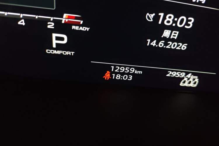 Used Audi A5 2025 Model Sportback Collector’s Edition 40 TFSI Fashionable Dynamic Edition Odometer Close Up