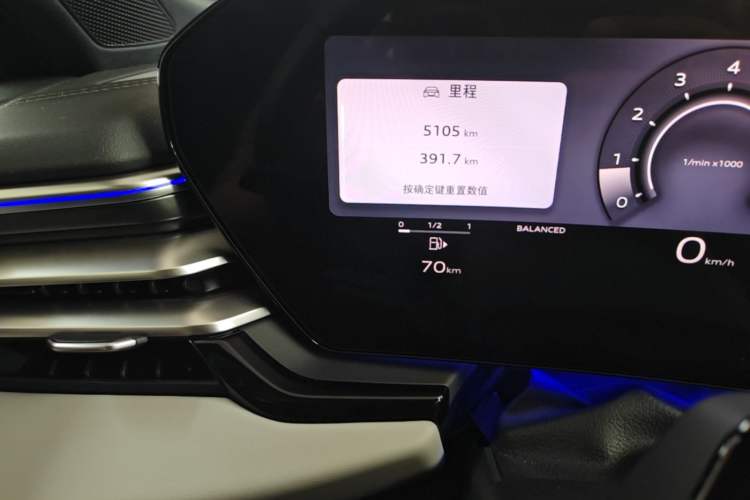 Used Audi A5L 2026 2.0T Sport quattro Odometer Close Up