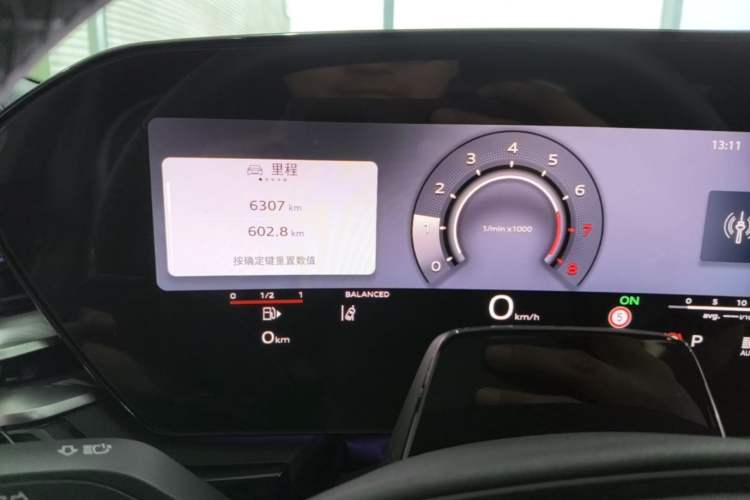 Used Audi A5L 2026 2.0T Sport Plus Odometer Close Up