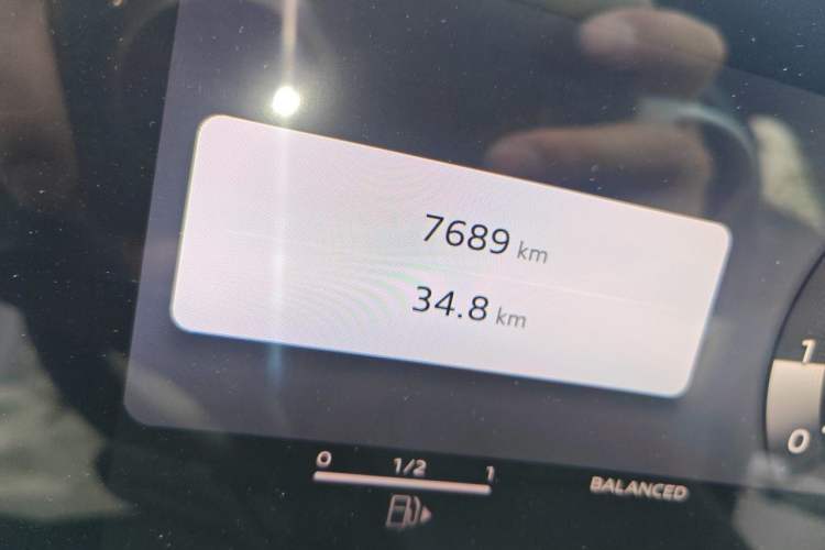Used Audi A5L 2026 2.0T Sport Plus Odometer Close Up
