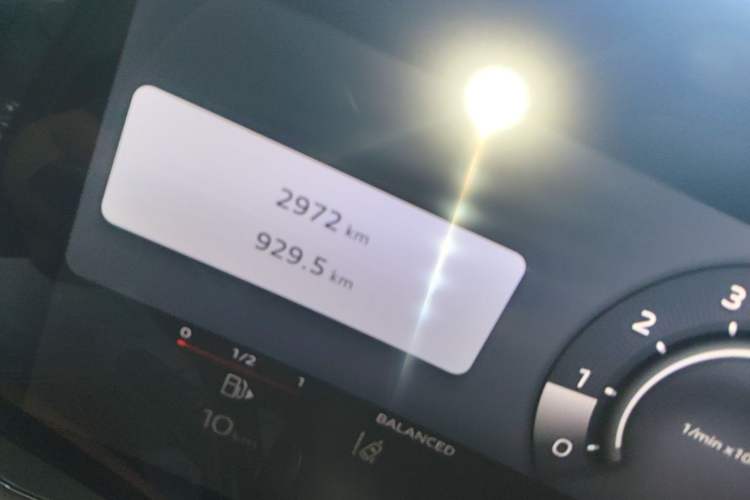 Used Audi A5L 2026 2.0T Sport Plus Odometer Close Up