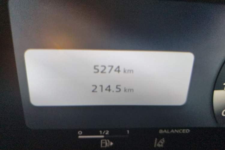 Used Audi A5L 2026 2.0T Sport Plus Odometer Close Up